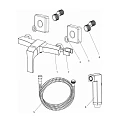 Гигиенический душ Lemark Unit LM4518C со смесителем, хром