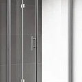 Душевой уголок Cezares Eco 90x90см ECO-O-AS-1-90-C-Cr профиль хром, стекло прозрачное