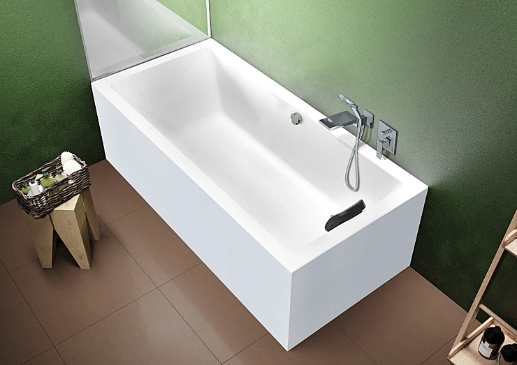 Акриловая ванна Riho Lugo 200x90 Plug & Play B137014005 правая, белая глянцевая