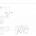 Смеситель для душа Bravat Rhein F9429564BW-01-ENG черный