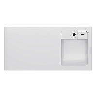 Раковина встраиваемая AM.PM X-Joy 100см M85AWPR1001WG правая, белая глянцевая