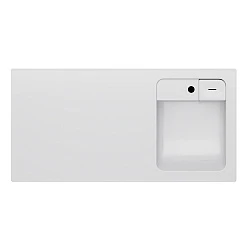 Раковина встраиваемая AM.PM X-Joy 100см M85AWPR1001WG правая, белая глянцевая