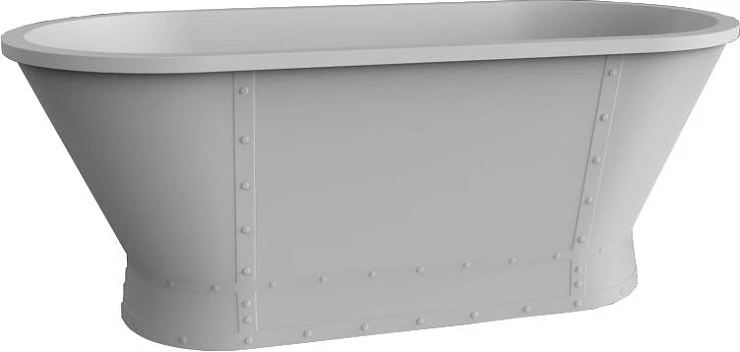 Акриловая ванна BelBagno 167,6x78x65 BB35-CF36 белая глянцевая