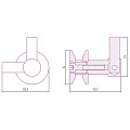 Крючок Сунержа Виктория 31-2010-0002 черный матовый
