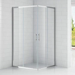 Душевой уголок Cezares Eco 100x90см ECO-O-AH-2-100/90-P-Cr профиль хром, стекло рифленое