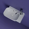 Раковина подвесная Ceramica Nova Element CN6074L белая глянец