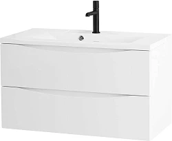 Тумба под раковину BelBagno Marino 100 MARINO-1000-2C-SO-BL-P белая глянцевая