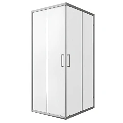 Душевой уголок Bravat Line 90x90см BS090.2202A профиль хром, стекло прозрачное