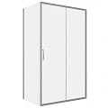 Душевой уголок Bravat Drop 120x80см BS120.3100A профиль хром, стекло прозрачное