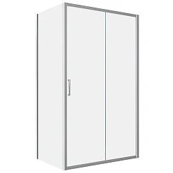 Душевой уголок Bravat Drop 120x80см BS120.3100A профиль хром, стекло прозрачное