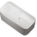 Акриловая ванна Allen Brau Infinity 170x80 2.21001.21/PGM белый матовый, платиново-серый