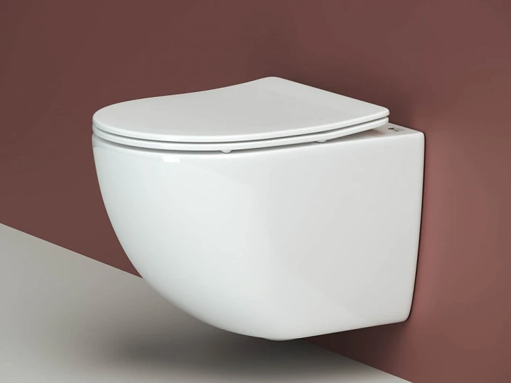Унитаз подвесной Ceramica Nova Forma CN3009 белый глянец