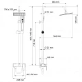 Душевая стойка Wasserkraft A17702 хром