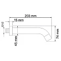 Кронштейн Wasserkraft Wern A098 хром