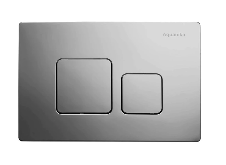 Кнопка смыва AQUANIKA BASIC 01.02.09 хром глянцевая