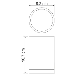 Стакан Wasserkraft Inn K-4328 бежевый