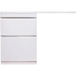 Тумба под раковину Style Line Даллас 130 СС-00002348 белый глянец
