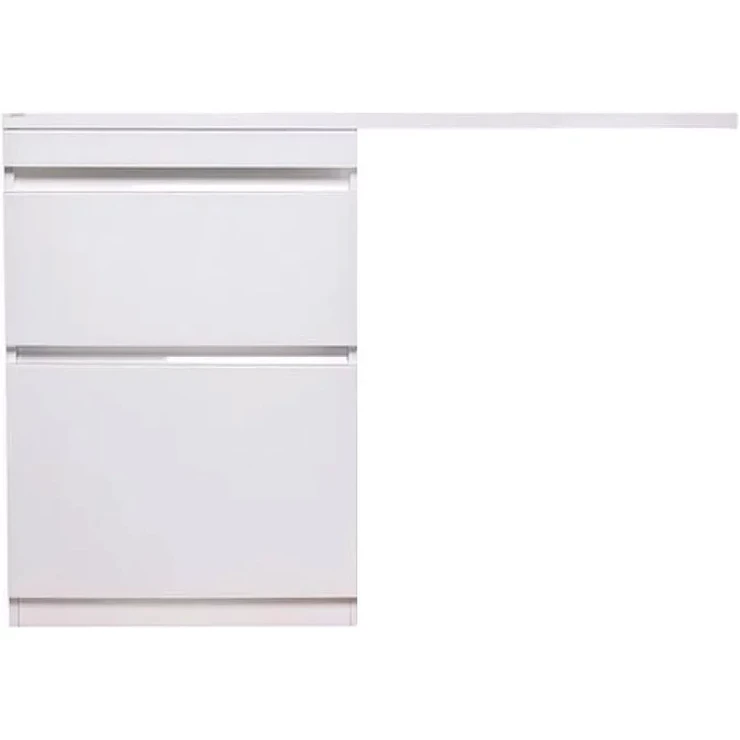 Тумба под раковину Style Line Даллас 130 СС-00002348 белый глянец