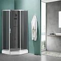 Душевая кабина Azario Denver 90х90х200см AZ-N10806 900 GREY профиль хром, стекло серое