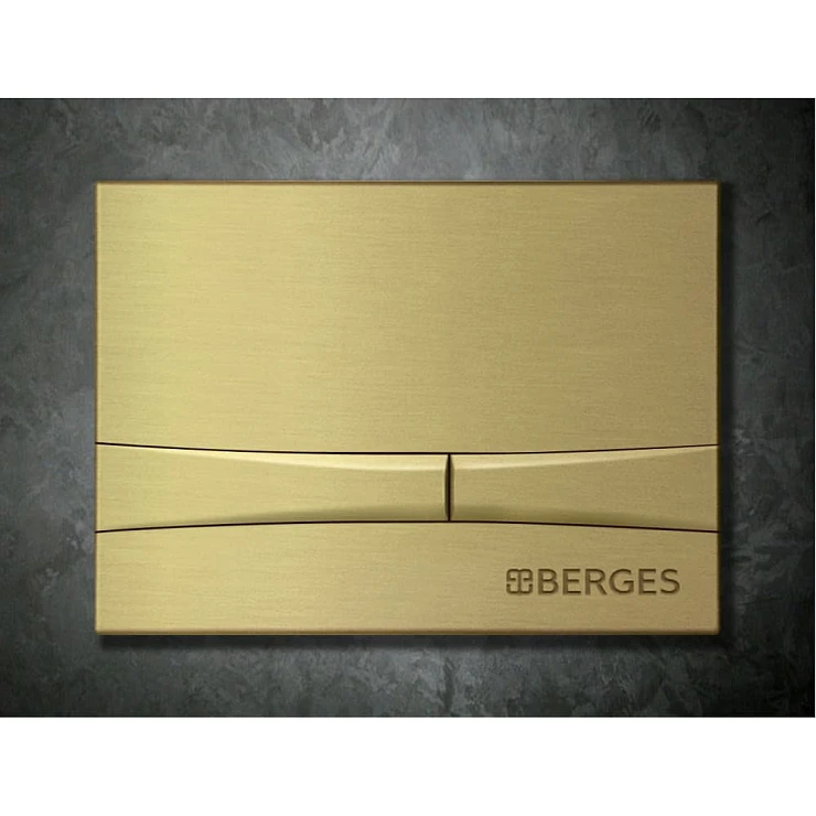 Кнопка смыва Berges Novum F8 040058 бронза матовая