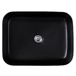 Раковина накладная Avimano Vision 1245022 черная матовая