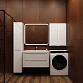Тумба с раковиной Style Line Бергамо мини 90 антискрейч белый матовый