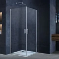Душевой уголок Vincea Alpha 80х80см VSR2-3AL профиль хром, стекло прозрачное