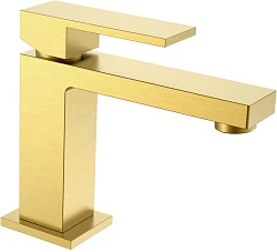 Смеситель для раковины Boheme Qubic 471-MG matt gold