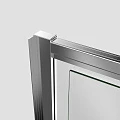 Душевая дверь в нишу Vincea Intra 80-90см VDP-1I8090CL профиль хром, стекло прозрачное