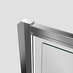 Душевая дверь в нишу Vincea Intra 90-100см VDP-1I9010CL профиль хром, стекло прозрачное