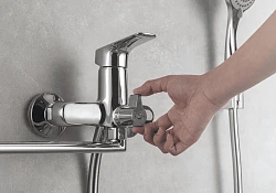 Смеситель для ванны с душем Aquatek Вега AQ1042CR хром