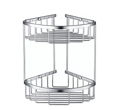 Полка Timo Nelson 150082/00 2-ярусная, угловая, хром