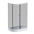 Душевой уголок AM.PM Like 120x80см W83G-302U120CG64 профиль матовый хром, стекло тонированное