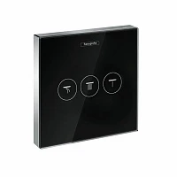 Переключатель потоков Hansgrohe ShowerSelect 15736600 на три потребителя, черный