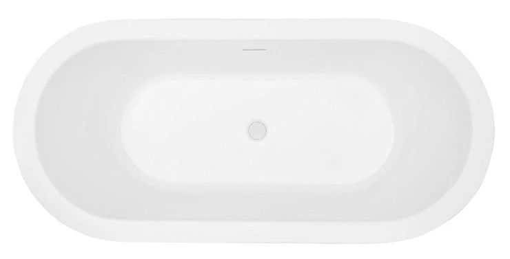 Акриловая ванна ABBER 170x80 AB9345-1.7 белая глянцевая