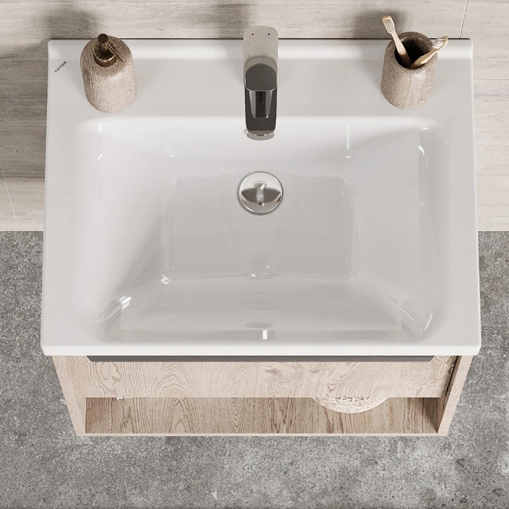 Раковина встраиваемая Aquaton Миранда 60см 1WH302421 белая