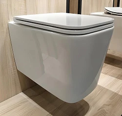 Унитаз подвесной Golden Frog LT057E-R-MW белый матовый