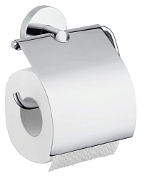 Держатель туалетной бумаги Hansgrohe Logis 40523000 с крышкой, хром
