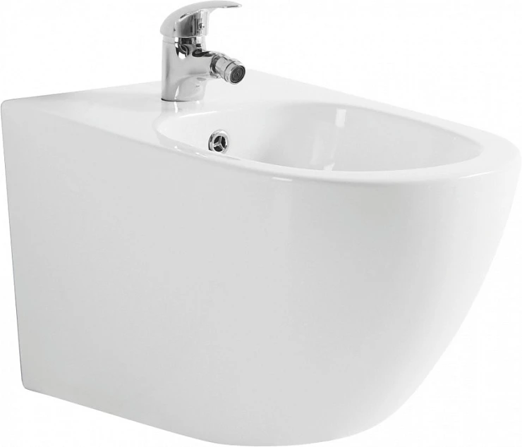 Биде напольное Aquanet Cetus 2.0 B2 белый глянец