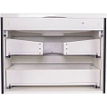 Тумба под раковину Style Line Бергамо мини 70 СС-00002321 антискрейч черный матовый