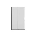 Душевая дверь в нишу Bravat Blackline 120x200см BD120.4101B профиль черный, стекло прозрачное