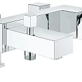 Смеситель для ванны с душем Grohe Eurocube 23143000 хром