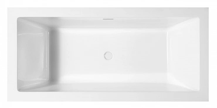 Акриловая ванна ABBER 160x80 AB9339-1.6 белая глянцевая