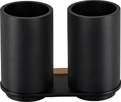 Стакан Bemeta Galla 108110020 двойной, черный матовый