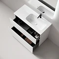 Тумба под раковину Sancos Folk Floor 100 FL100FRW правая, напольная, Bianco