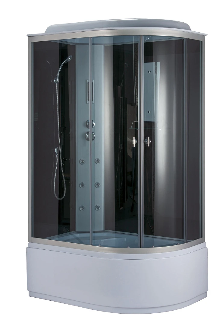 Душевая кабина Niagara 120х80см NG-3520G L профиль серебро
