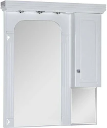 Зеркало-шкаф Aquanet Фредерика 100 белый
