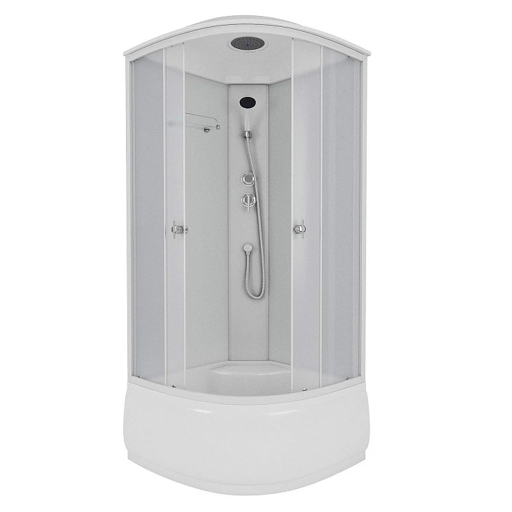 Душевая кабина Niagara Eco 90х90см NG-8308 профиль белый
