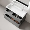 Тумба под раковину Sancos Folk Floor 120 FL120FES напольная, Ergraut soft