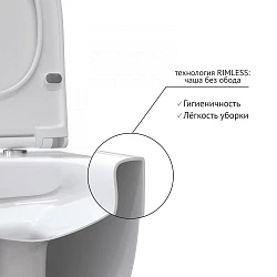 Унитаз подвесной Berges Ego 082122 белый глянец